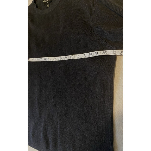 Eddie Bauer Sweater Mens Size Large Dark Grey Pullover Cotton Crewneck Sweater - Picture 6 of 10